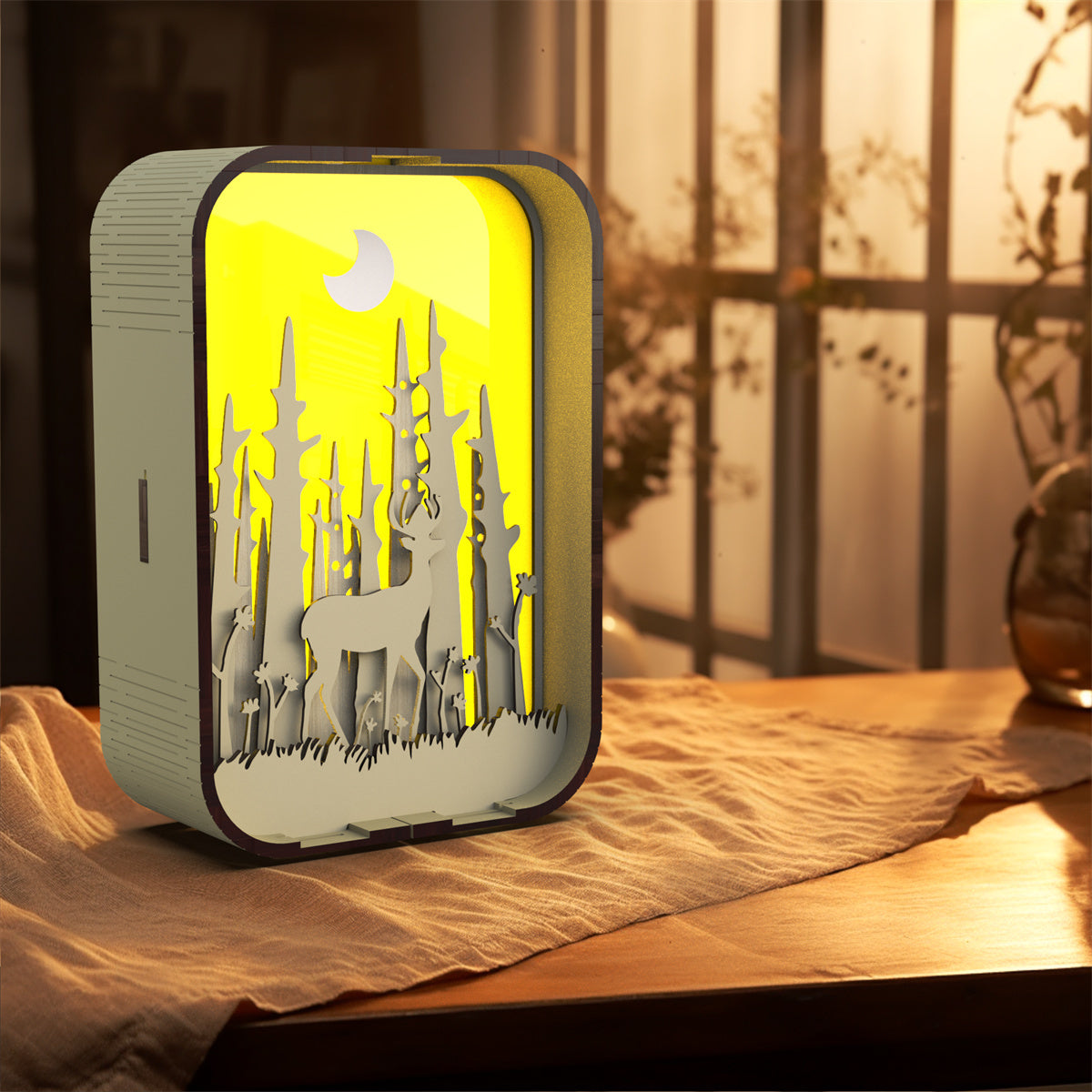 Woodcarving Night Light