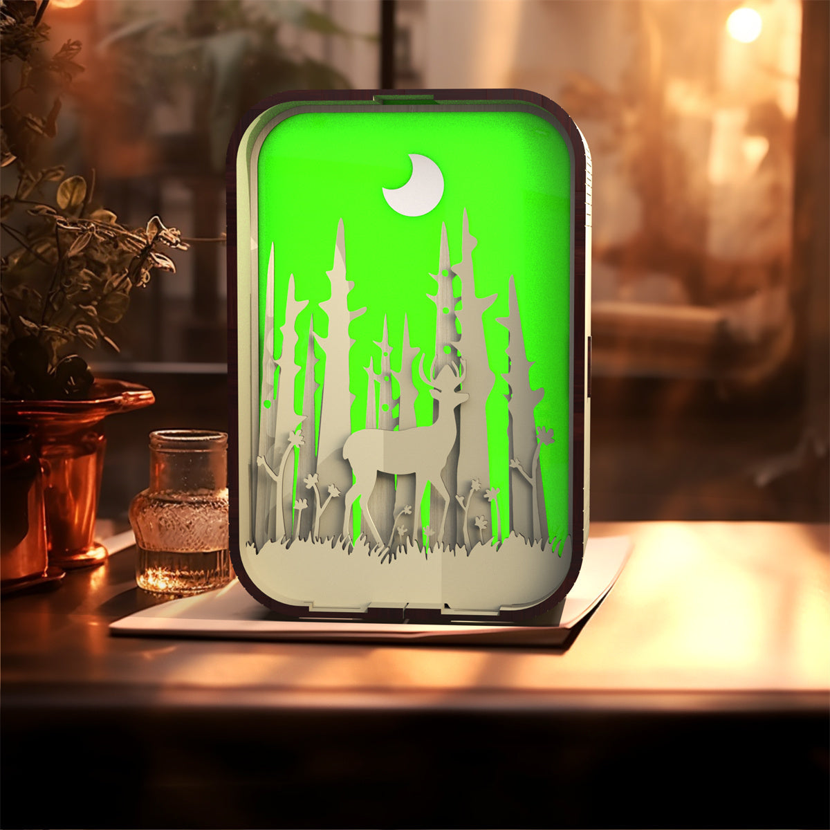 Woodcarving Night Light