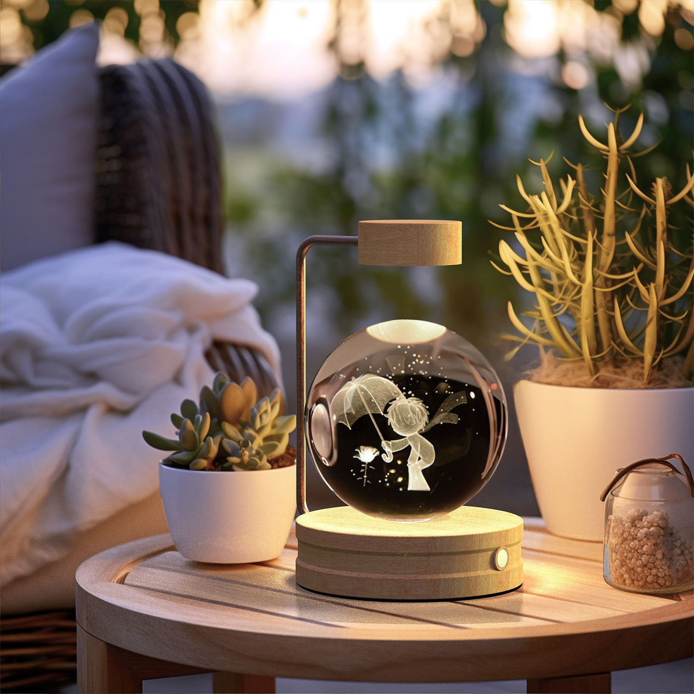 Crystal Dinosaur Night Light