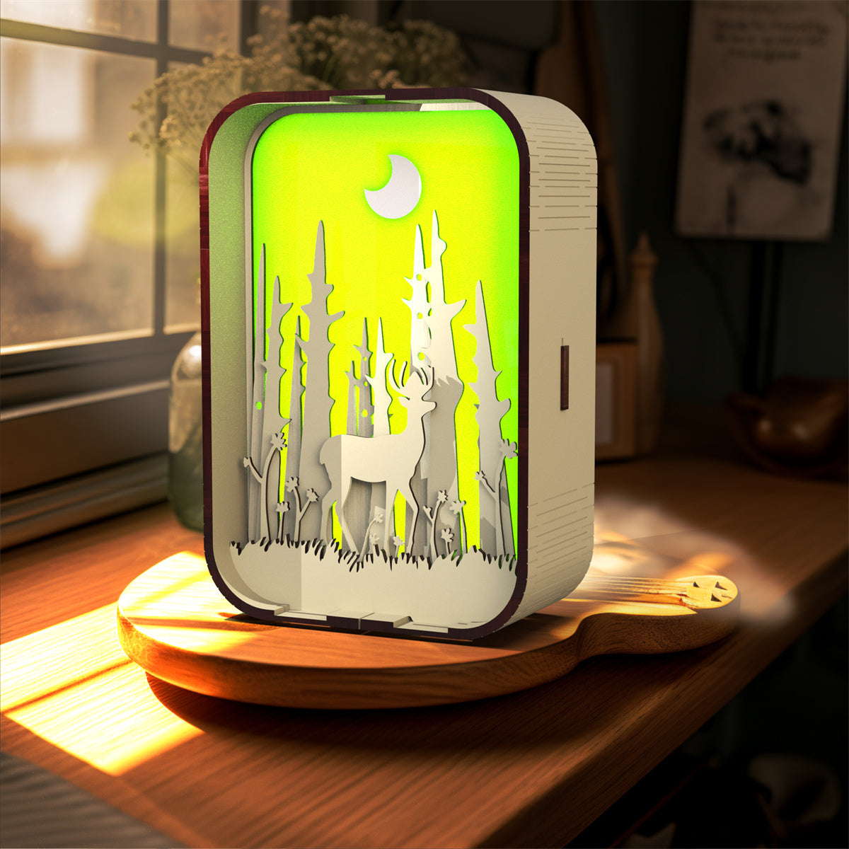 Woodcarving Night Light