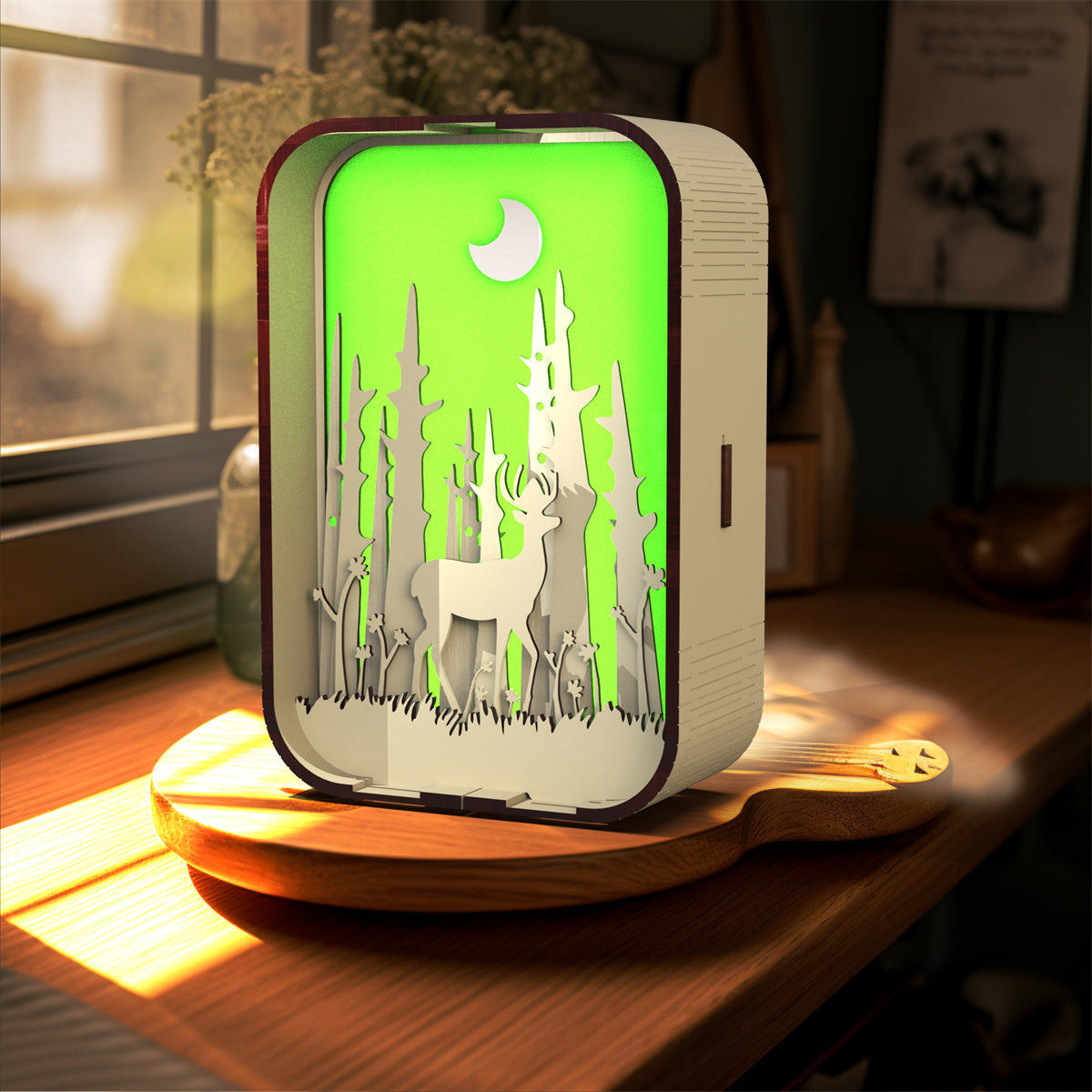 Woodcarving Night Light