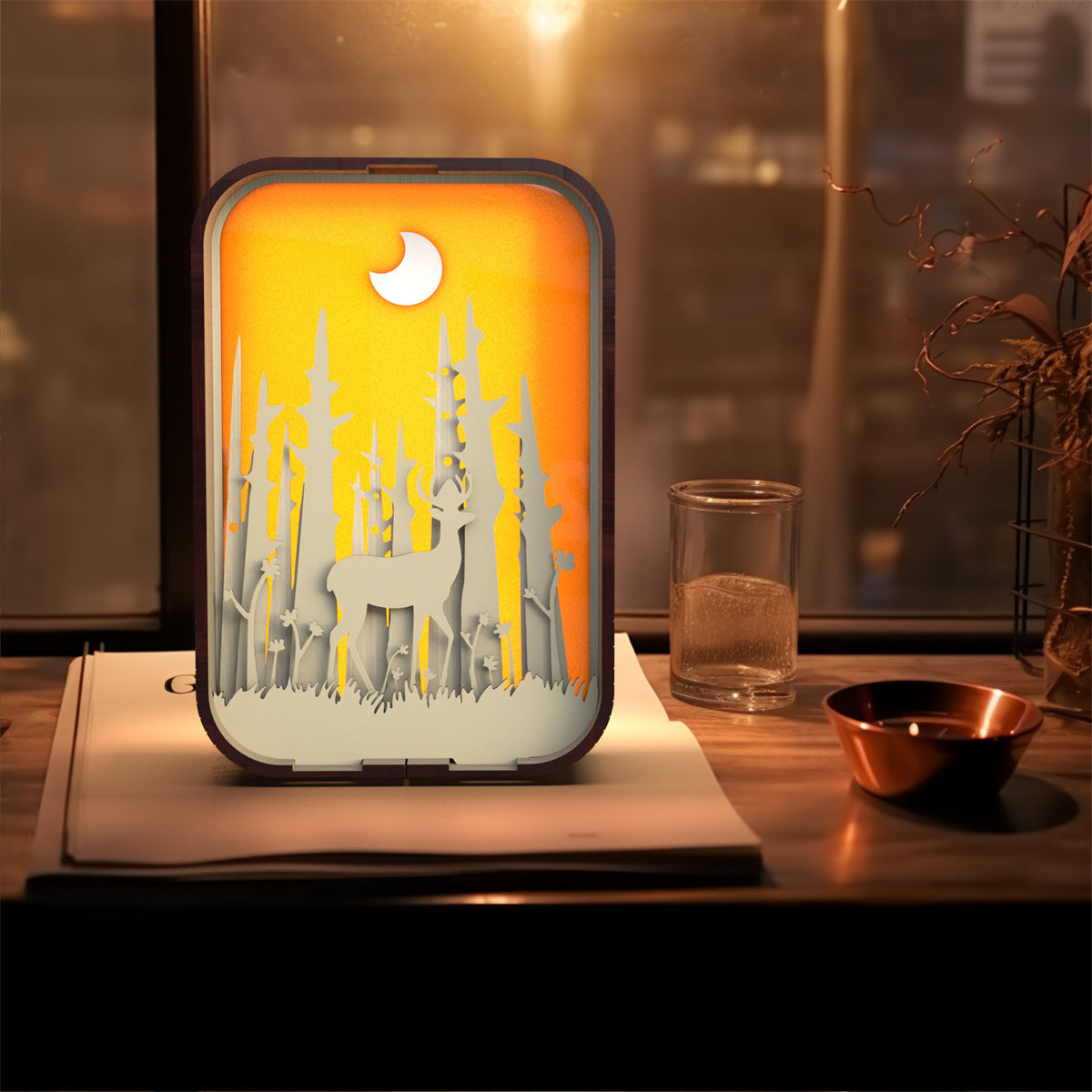 Woodcarving Night Light