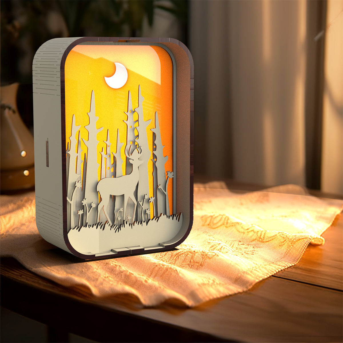 Woodcarving Night Light