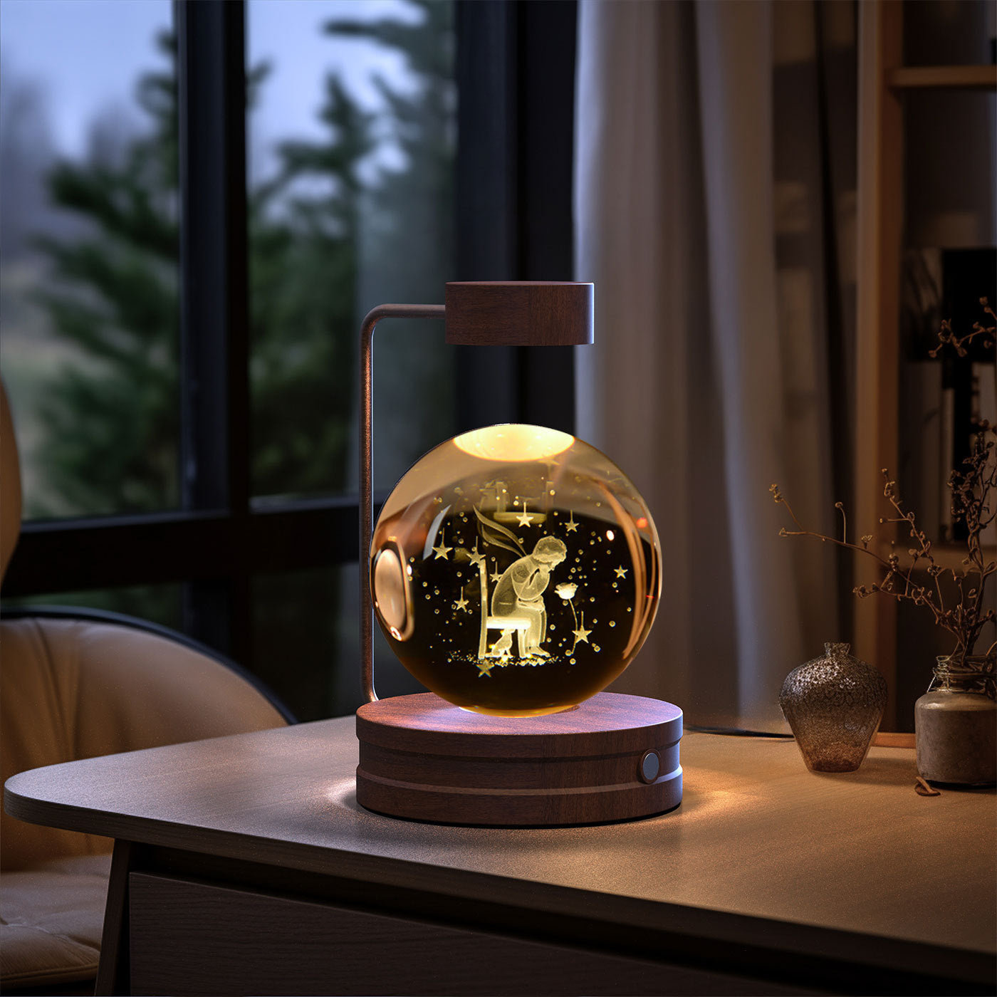 Crystal Dinosaur Night Light