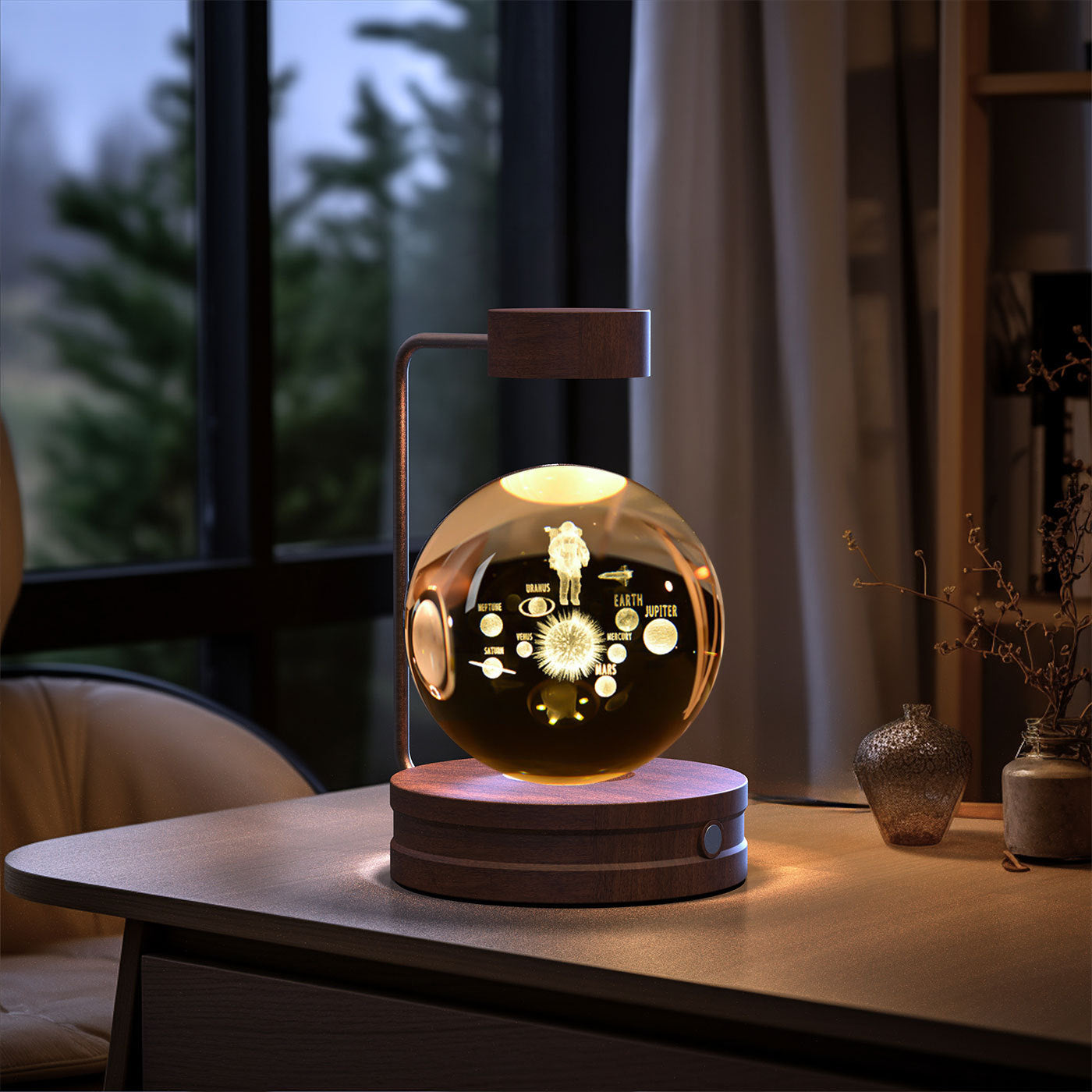 Crystal Dinosaur Night Light