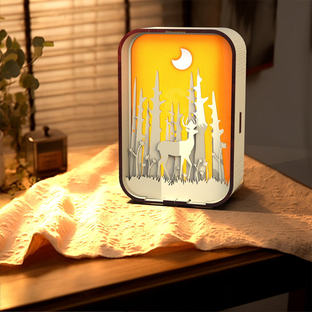 Woodcarving Night Light