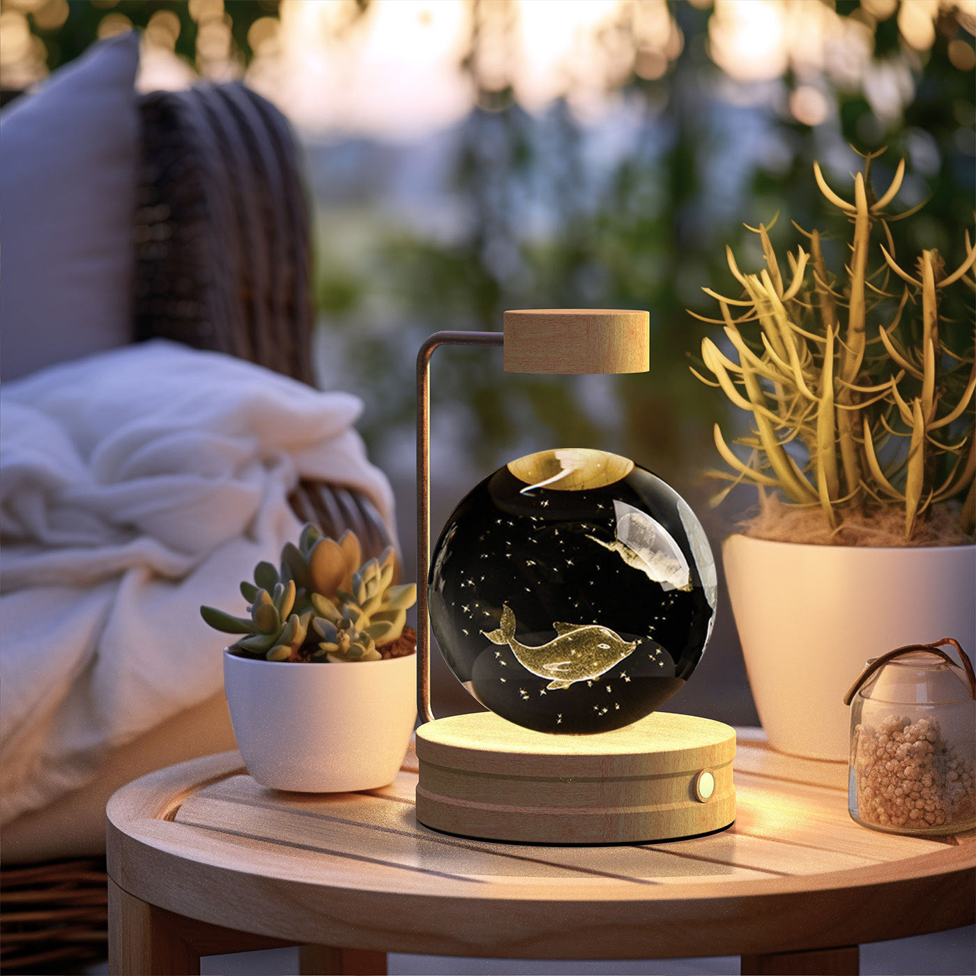Crystal Dinosaur Night Light