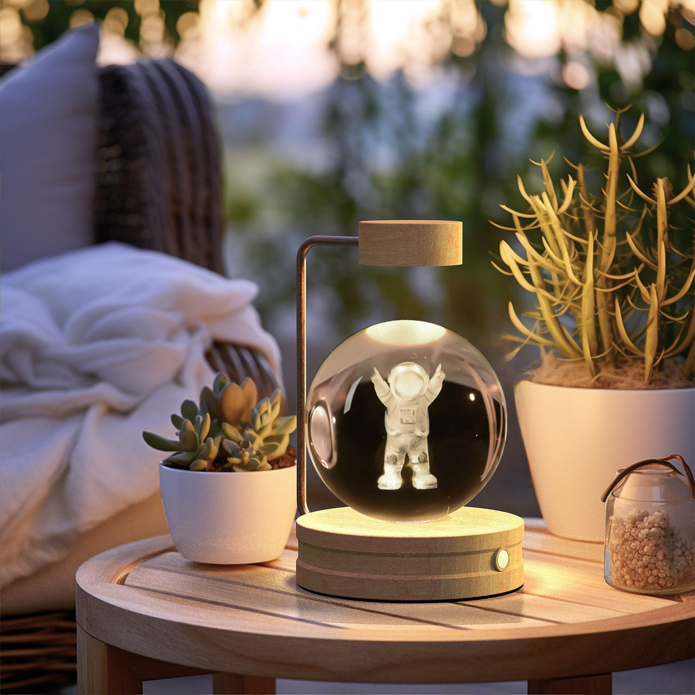 Crystal Dinosaur Night Light