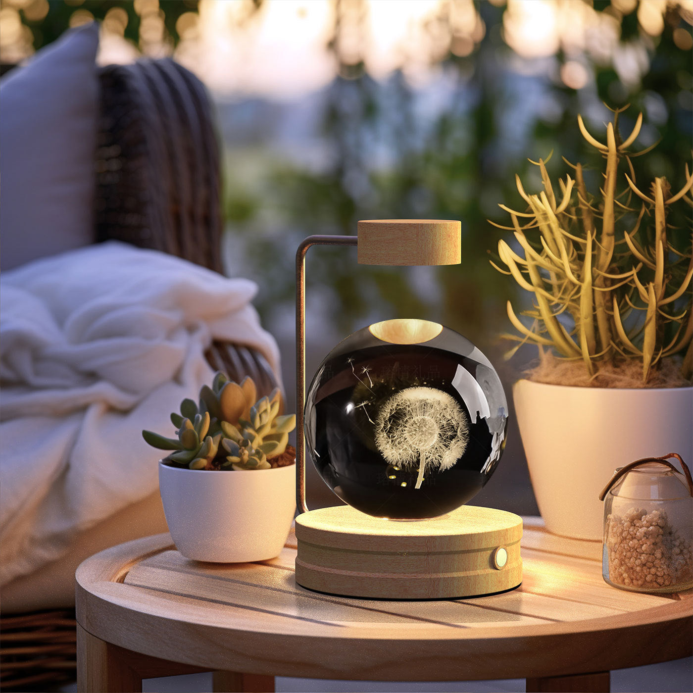 Crystal Dinosaur Night Light
