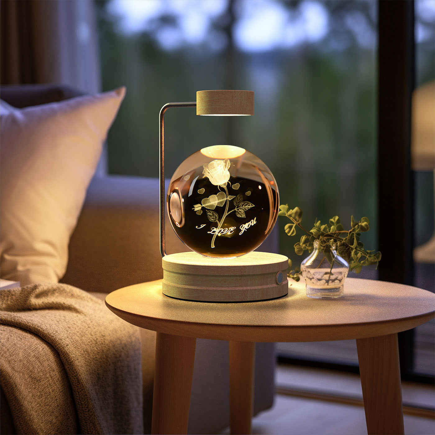 Crystal Dinosaur Night Light