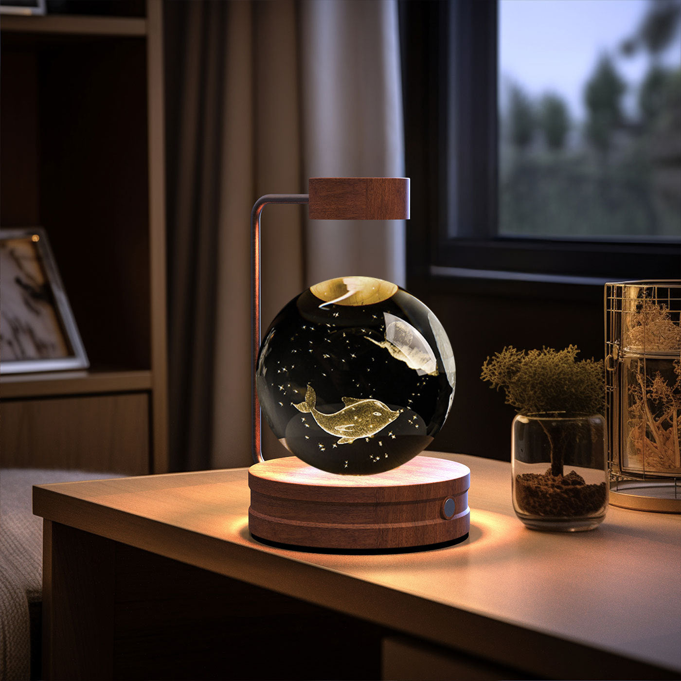 Crystal Dinosaur Night Light