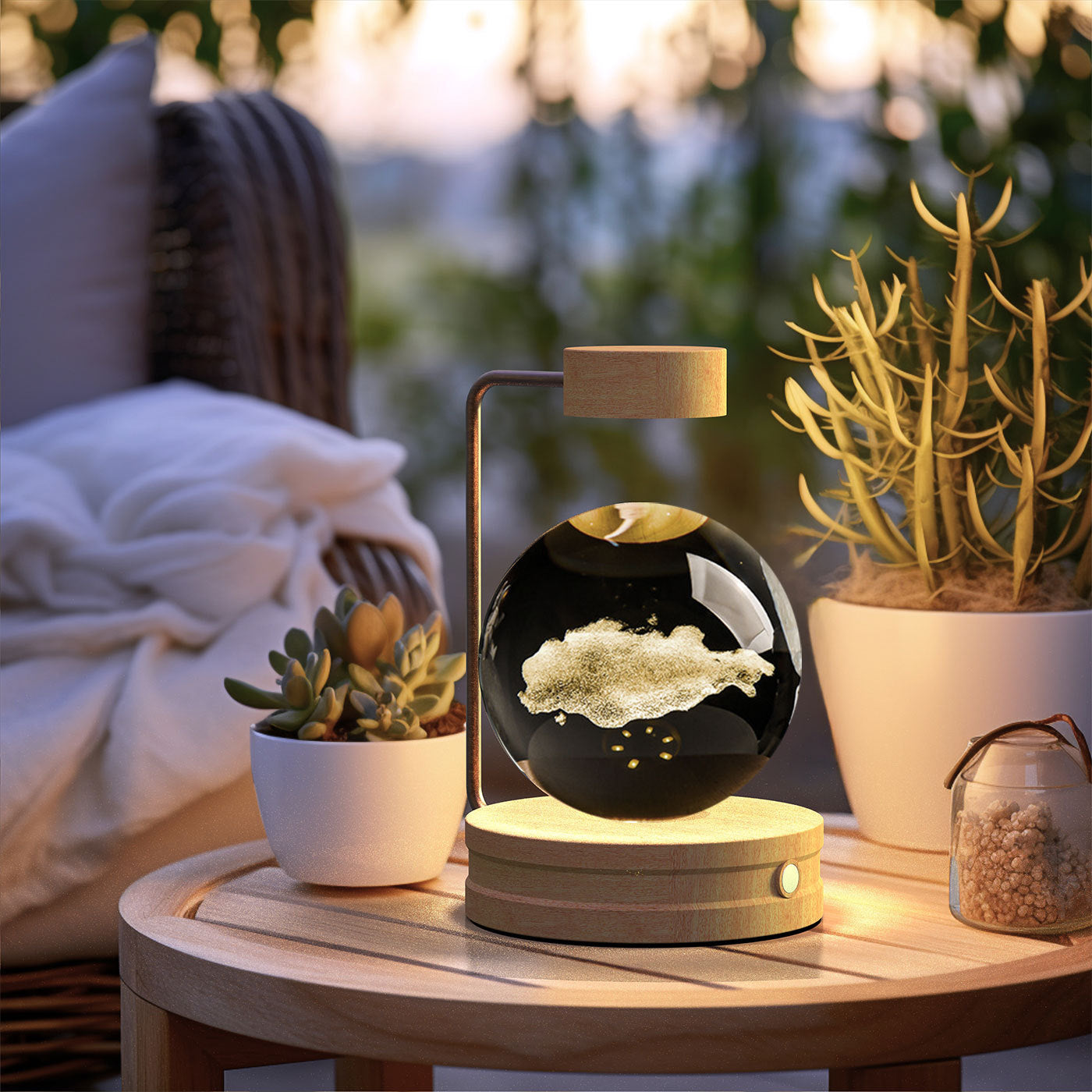 Crystal Dinosaur Night Light